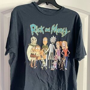 Rick and Morty hot topic graphic tshirt